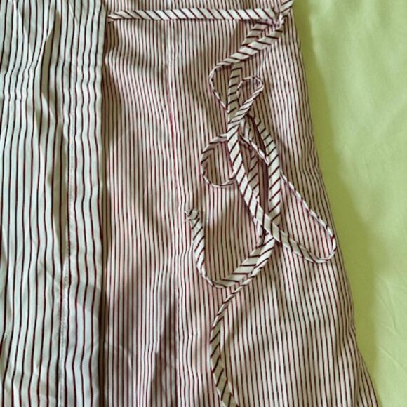 Red & White Pinstripe Dress - Picture 4 of 7